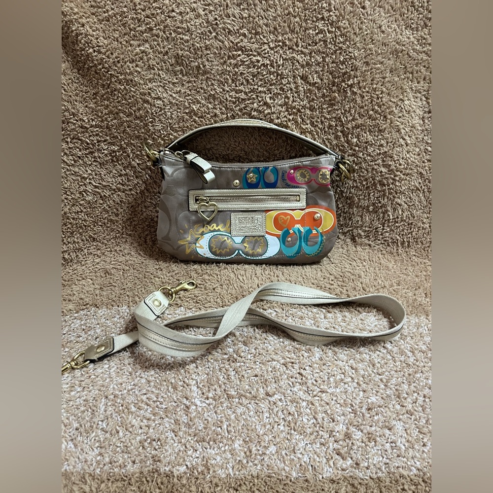 Coach poppy two way bag